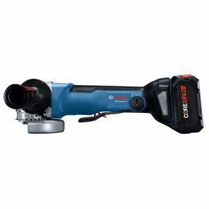 X-LOCK Brushless 4-1/2 pouces 5 pouces. Kit de meuleuse d'angle connectée avec batterie haute puissance 8 Ah et interrupteur à palette sans verrouillage - Product Image 3