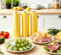 Film alimentaire en PVC pour l'emballage des produits frais, film alimentaire transparent pour fruits et légumes