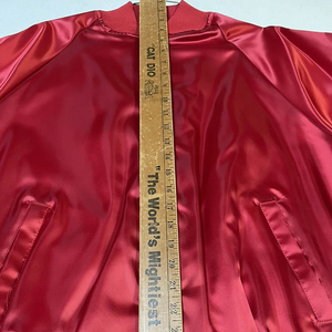 Veste universitaire rayée décontractée de haute qualité pour hommes Logo personnalisé mélange de coton respirant grande taille veste d'hiver à fermeture éclair fourrure de mouton - Product Image 3