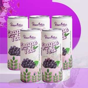 Bebida de té de uva limón fresco sabor natural bebida de té NFC jugo de fruta refresco OEM Etiqueta Privada en Vietnam - Product Image 4