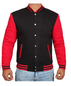 Veste universitaire en cuir respirant de haute qualité, tenue décontractée pour l'hiver, col montant, brodée OEM, vente en gros, option disponible - Product Image 1