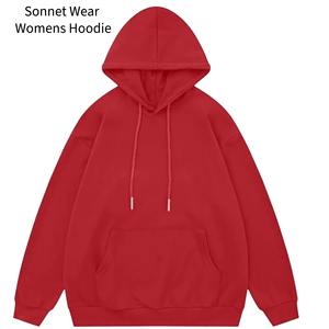Sweatshirts à capuche pour femmes, en polaire surdimensionné, avec poche, coupe ample, décontracté - Product Image 1