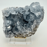 Spécimen minéral brut de grappe de cristal de célestite naturelle en gros pour les collectionneurs décoration de la maison guérison énergétique et Feng Shui