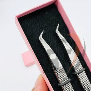 แหนบถอนขนตาแบบยั่งยืนแหนบขนตาสแตนเลสพร้อมปลายแหลมแบรนด์ตามสั่ง - Product Image 2