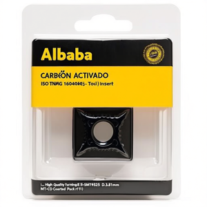 Inserto de Alta Calidad para Herramienta de Torneado ISO TNMG 160404E-SMT9325 D.3.81mm MT-CVD con Recubrimiento, Paquete de 10 - Product Image 2