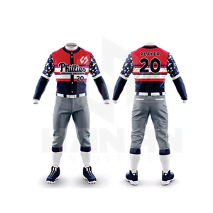 Ensemble d'uniformes de baseball pour jeunes-Maillot et pantalon personnalisés pour équipes ou clubs à bas prix - Product Image 3