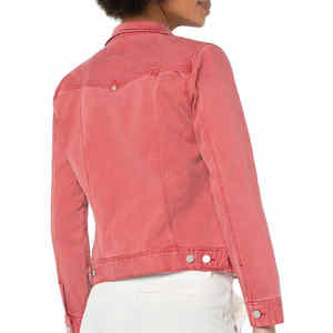 Chaqueta Vaquera de Mezclilla para Mujer de Primera Calidad, Transpirable, Resistente al Viento, Moderna, Azul, Ropa de Abrigo Informal para Otoño e Invierno - Product Image 2