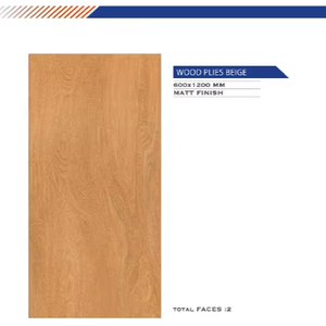 Meilleur design Carreaux de sol en céramique moderne en porcelaine 600x1200mm Surface mate émaillée Corps plein Homogène pour la décoration intérieure - Product Image 1