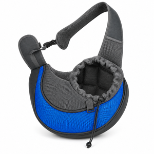 Bolso cruzado para mascotas, portador de hombro ajustable y transpirable para gatos y perros, para uso diario al aire libre - Product Image 3