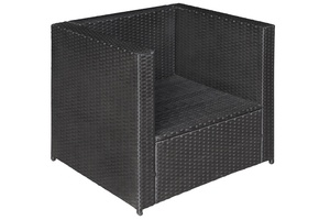 Sofá de ratán de una plaza estilo vietnamita para exteriores, de mimbre, para patio, jardín, sala de estar, hotel y villa, directo de fábrica. - Product Image 5