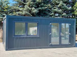 Meilleure offre Maison de bureau préfabriquée modulaire en bois de 18 m |   Espace de travail dans un conteneur maritime personnalisé, design postmoderne, garantie de 3 ans - Product Image 5