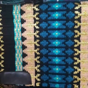 Vente chaude Couverture de selle occidentale faite à la main Tapis d'équitation en laine de qualité supérieure Couverture équestre personnalisée durable Fournisseur Inde - Product Image 1