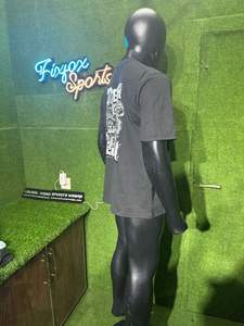 Mode estivale T-shirts pour hommes Nouveau design 100% coton imprimé col en O à manches courtes personnalisable T-shirt ample pour hommes - Product Image 4