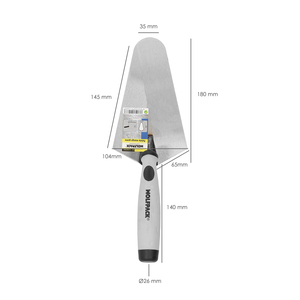 Spatola Wolfpack Plus con manico in gomma 348 180mm. - Product Image 3