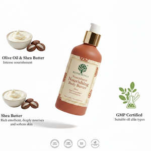 Burro Corpo Nutriente Intenso 200ml, Formula Naturale Profondamente Nutriente con Funzione Schiarente, RedMoringa Italia, OEM Etichetta Privata - Product Image 3