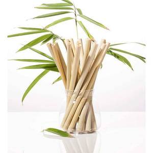 High Quality Natural Bamboo Disposable <b>Drinking</b> <b>Straws</b> Customizable Logo and Free Sample Included - Product Image 6