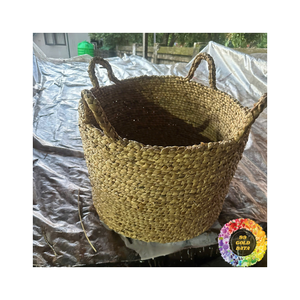 Handmade Seagrass Beach <b>Bag</b> Durable <b>Straw</b> Purse with Convenient Inner Pocket Perfect for <b>Summer</b> Shopping and Beach Days - Product Image 2