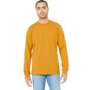 Bella + เสื้อสเวตเชิ้ต3945ผ้าแคนวาสสำหรับชายและหญิงเสื้อยืดแขนเต็มทรงสลิมฟิตสำหรับฤดูร้อน - Product Image 2