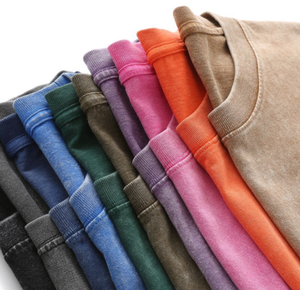 Vente en gros T-shirt Oem 100% coton surdimensionné T-shirt Dtg imprimé T-shirt avec logo T-shirt vintage personnalisé lourd lavé à la pierre - Product Image 2