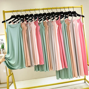 Large Size Base Loose Thin Style New Top Dress Halter Long Style Quality Summer <b>Skirt</b> Plus Size Women's Dresses - Product Image 2