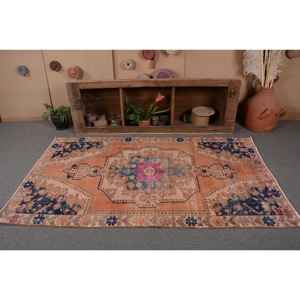 พรมตุรกีวินเทจคลาสสิกสีเบจสีดำ4.1x7.2ft เป็นมิตรกับสิ่งแวดล้อมการออกแบบงานปะทำจากยางขนสัตว์วัสดุโพลีเอสเตอร์ห้องรับประทานอาหารวัยรุ่น - Product Image 4