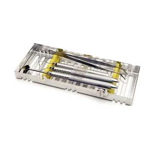 Kit de Implantes Dentales, Instrumentos Profesionales para Cirugía Ósea y de Tejidos Blandos, Juego Completo de Herramientas de Cirugía Oral para Dentistas, Manual de Metal - Product Image 4