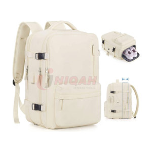 Grand sac à dos de voyage femmes hommes 45L extensible sac à dos 17 pouces sac à dos pour ordinateur portable étanche collège affaires - Product Image 1