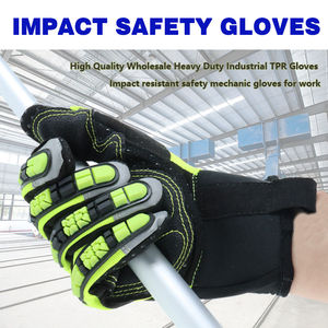 Guantes de Seguridad Antideslizantes de TPR para Construcción y Trabajo Industrial, Guantes de Protección para Mecánicos - Product Image 5