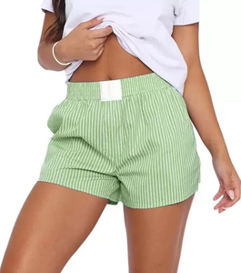 Pantalones cortos de mujer de alta calidad 100% Material de algodón Ligero por encargo Impresión de logotipo Pantalones cortos calientes para mujeres Servicio OEM - Product Image 5