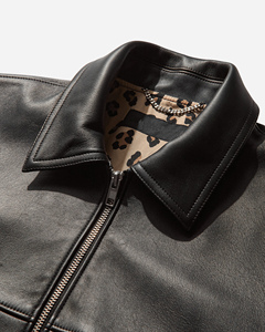 2026 Unisex Custom High Quality Men's Leather Jackets with Polyester and Cotton <b>Shell</b> OEM Service Wholesale Supply - Product Image 4