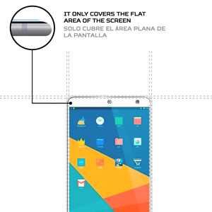 ตัวป้องกันหน้าจอ ANTISHOCK สำหรับแท็บเล็ตออนดา วี 80 ออคตาคอร์ที่ช่วยเพิ่มความอ่านง่ายและความทนทาน - Product Image 4