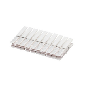 Mollette per Panni Bianchi Confezione da 10 - Product Image 1