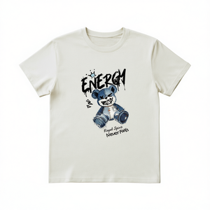 T-Shirt Unisex di Alta Qualità in Cotone 210 GSM, 100% Cotone, Stampa DTG, Oversize o Aderente, Logo Frontale - Product Image 2