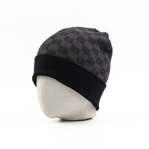 Bonnet en mohair tricoté chaud de haute qualité, unisexe, épais, doux, camouflage extérieur, nœuds, taille plus, bonnet ajustable, quotidien, froid - Product Image 3