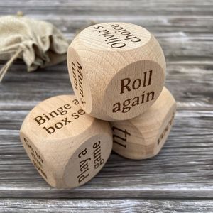 Dados de Madera Modernos de Primera Calidad, Dados Duraderos para Juegos de Mesa y Diversión a la Mesa - Product Image 2