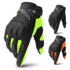 Gants de moto respirants pour la protection des doigts longs Gants de moto Motocross Motor Breath Mesh Touchscreen Motorbike Gloves - Product Image 1
