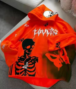 Sudaderas con Capucha de Alta Calidad, Transpirables y Ecológicas, 100% Algodón, con Logotipo Personalizado de Moda Hip Hop, Hechas en Pakistán - Product Image 3