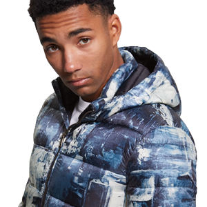 2025 Best Quality Stand Collar Puffer <b>Jacket</b> for <b>Men</b> Trending Bubble Style Winter <b>Jacket</b> Made of <b>Thin</b> Canvas - Product Image 4