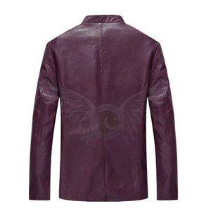 Chaqueta de piel sintética personalizada para hombre y adulto, chaqueta de piel de alta calidad con diseño a la moda, novedad - Product Image 3