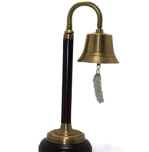 Antique Solid Brass Table Ship <b>Bell</b> Vintage Pub <b>School</b> Door Wall Mounted Bracket Christmas Gifts Coustmized Brass Hanging Ship - Product Image 2
