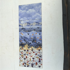 Carrelage mural numérique en céramique moderne 200x300mm imprimé profondeur aquatique pour murs intérieurs pour salle de bain et cuisine - Product Image 3