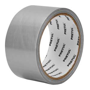 Cinta Adhesiva Industrial Premium de 48 mm x 10 m con Respaldo de Tela, Adhesivo de Goma, Pretul CDU-10P, de una Sola Cara, Sensible a la Presión, de Polietileno - Product Image 4