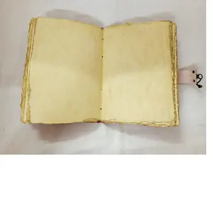 Vecchio look antico deckle bordato in cotone fatto a mano carte di pezza ideali raccoglitori di libri e creatori di diari per la rivendita