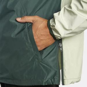 เสื้อแจ็คเก็ตฮู้ดกันน้ำกันลมสำหรับผู้ชาย ผ้าฝ้าย 100% ลายบล็อกสีสันสดใส สไตล์ Anorak สำหรับกิจกรรมกลางแจ้ง พร้อมโลโก้สั่งทำได้ - Product Image 6