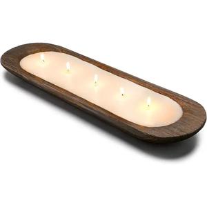 Bol de service à pâte de noix antique à forte demande finition martelée pour l'exportation mondiale du fournisseur indien bol à pâte en bois - Product Image 6