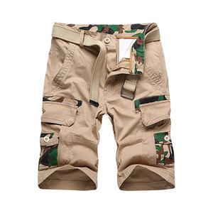 Shorts cargo décontractés confortables pour hommes, nouvelle collection, 100% coton, couleur unie, service OEM, respirants, fabriqués au Pakistan - Product Image 1