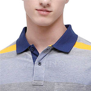 T-shirt de polo pour hommes sur mesure de qualité supérieure pour adulte T-shirt de polo en polyester de coton dans une taille personnalisée - Product Image 3