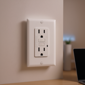 ปลั๊กไฟอัจฉริยะสีขาว 20A ได้รับการรับรองจาก UL USA พร้อมสวิตช์ USB เชื่อมต่อได้สองช่อง - Product Image 3