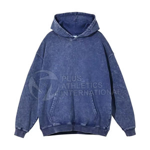 Sudaderas con capucha de lavado ácido duraderas para hombre, Sudadera con capucha mezclada de algodón para exteriores, trajes casuales para hombre, sudaderas con capucha de lavado ácido para hombre - Product Image 3