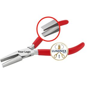 Pince à bec de canard de haute qualité Luminex Impex, fabrication de bijoux de précision, bricolage, acier inoxydable, couleur et taille personnalisables, outil pour fil - Product Image 1